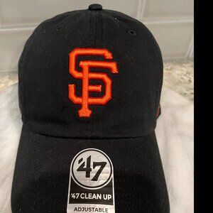 NEW  San Francisco GIANTS Hat Adjustable  '47 CLEAN UP